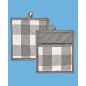 Design Import Buffalo Check Potholder, Set of 2