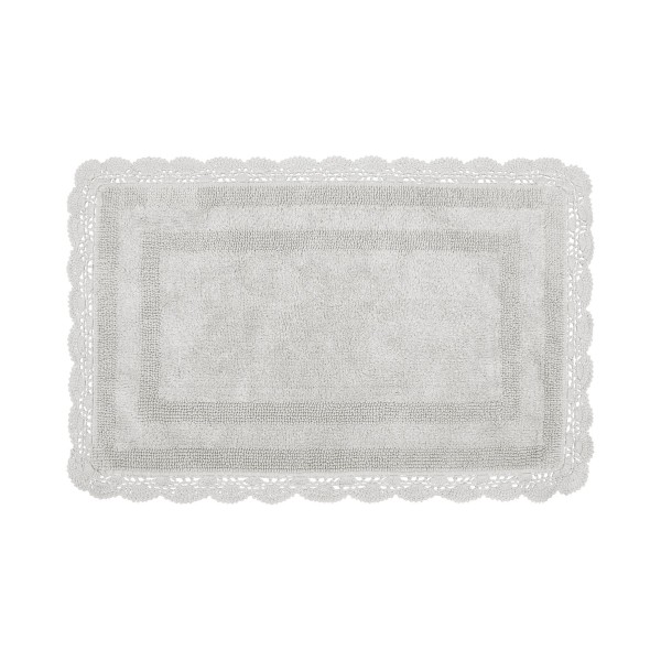 Crochet Reversible Cotton Bath Rug, 17