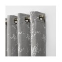 Floral Blackout Grommet Top Curtain Panel Pair, 52