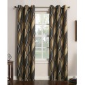 Intersect Geometric Print Curtain Panel