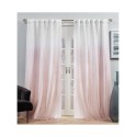 Blackout Hidden Tab Top Curtain Panel Pair, 54