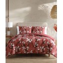 Watercolor Blossoms 3 Piece Reversible Comforter Sets