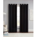 Solid Grommet Energy Saving Room Darkening Curtain Panel, 84