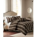 Faux-Fur 4-Pc. Comforter Set, Full/Queen