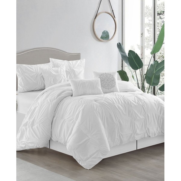 7-Piece Comforter Ensemble for Queen Bed