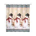 Friends Gather Holiday Printed Shower Curtain, 72