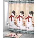 Friends Gather Holiday Printed Shower Curtain, 72