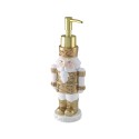 Nutcracker Gold Holiday Resin Soap/Lotion Pump