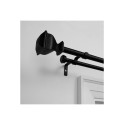 Double Curtain Rod and Finial Set, 36