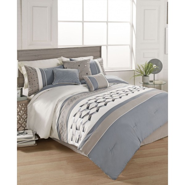 7 Pc Queen Comforter Set