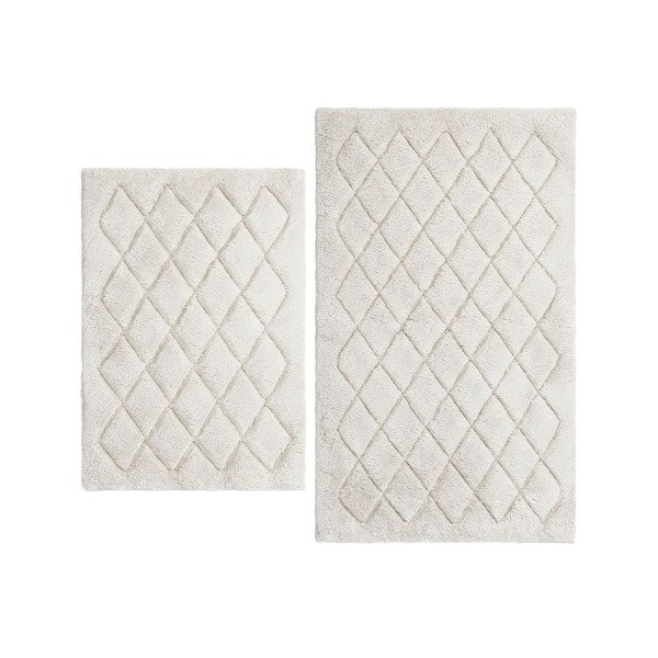 Diamond Bath Rug Set