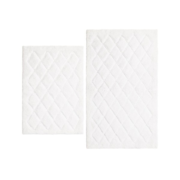 Diamond Bath Rug Set