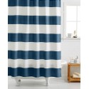 100% Cotton Stripe Shower Curtain