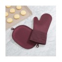 Silicone Oven Mitt & Pot Holder Set