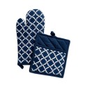 Lattice Oven Mitt Potholder Set